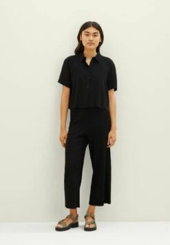 TOM TAILOR Denim Culotte - Broek - Deep Black -Tom Tailor 75e6d1488cfc4a3f85d1c2dc05e43dba