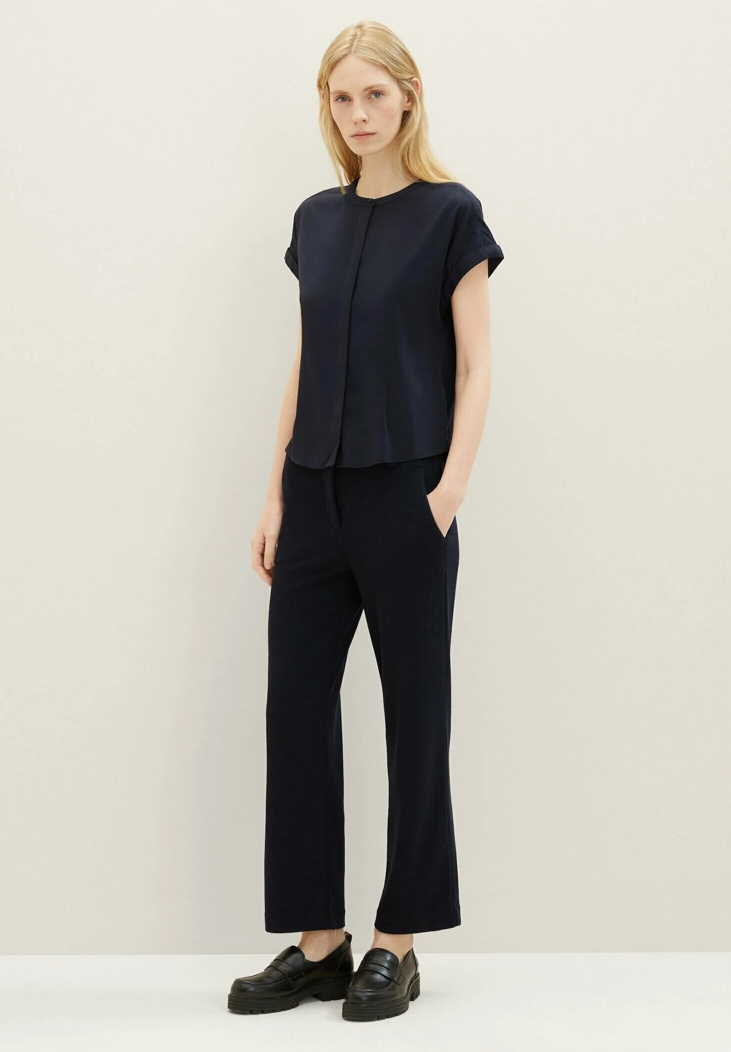 Tom Tailor Overhemdblouse - Sky Captain Blue 2 Tom Tailor Overhemdblouse - Sky Captain Blue - Afbeelding 2