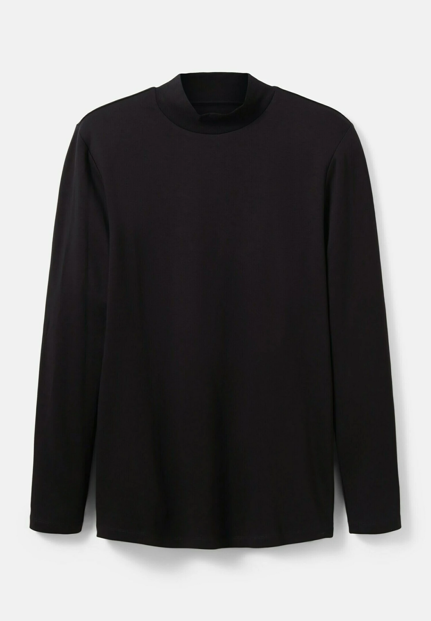 TOM TAILOR Denim Langarm Mit Stehkragen - Longsleeve - Black 4 TOM TAILOR Denim Langarm Mit Stehkragen - Longsleeve - Black - Afbeelding 4