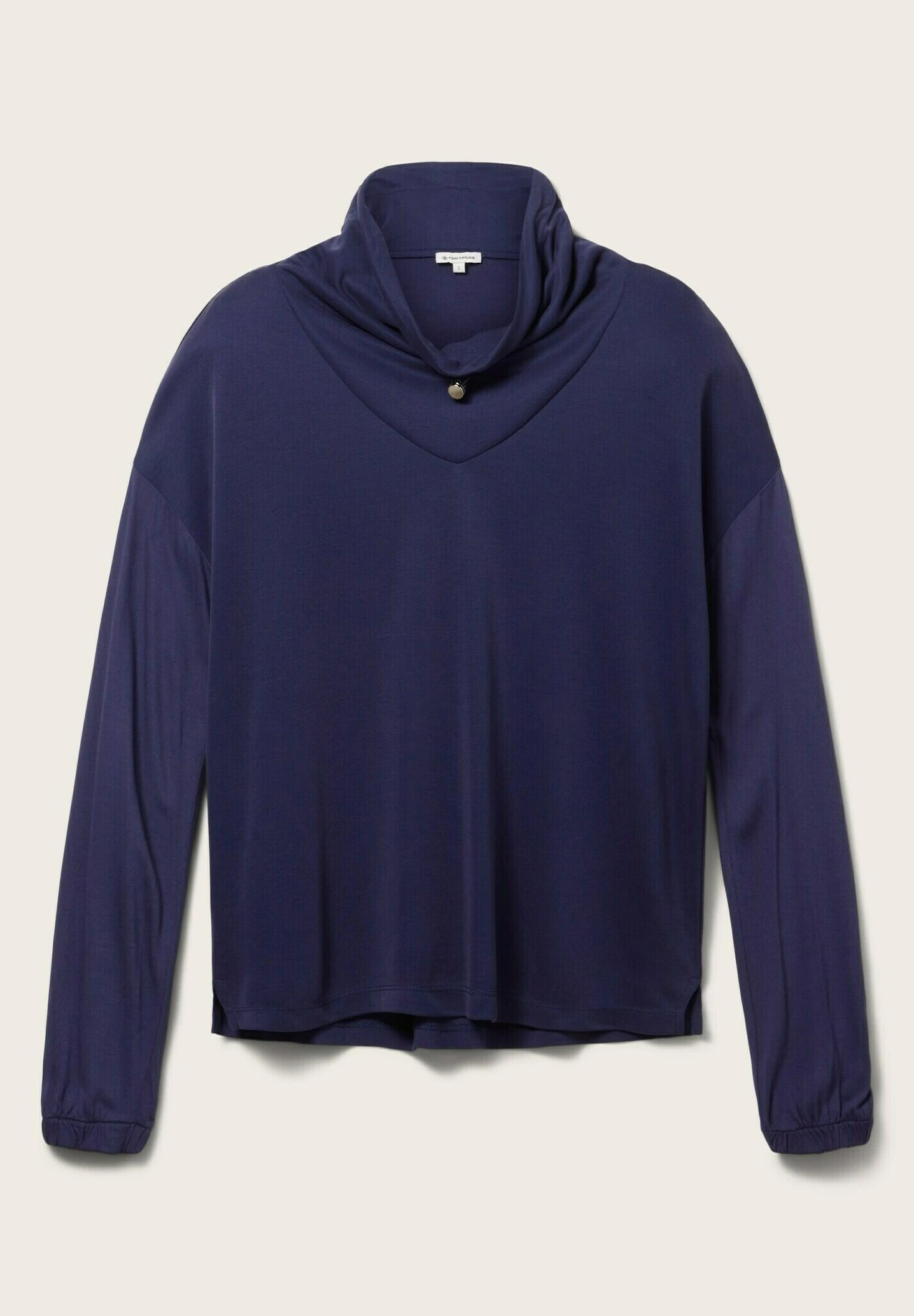 Tom Tailor Mit Volumenkragen - Longsleeve - Atlantic Ocean Blue 8 Tom Tailor Mit Volumenkragen - Longsleeve - Atlantic Ocean Blue - Afbeelding 8