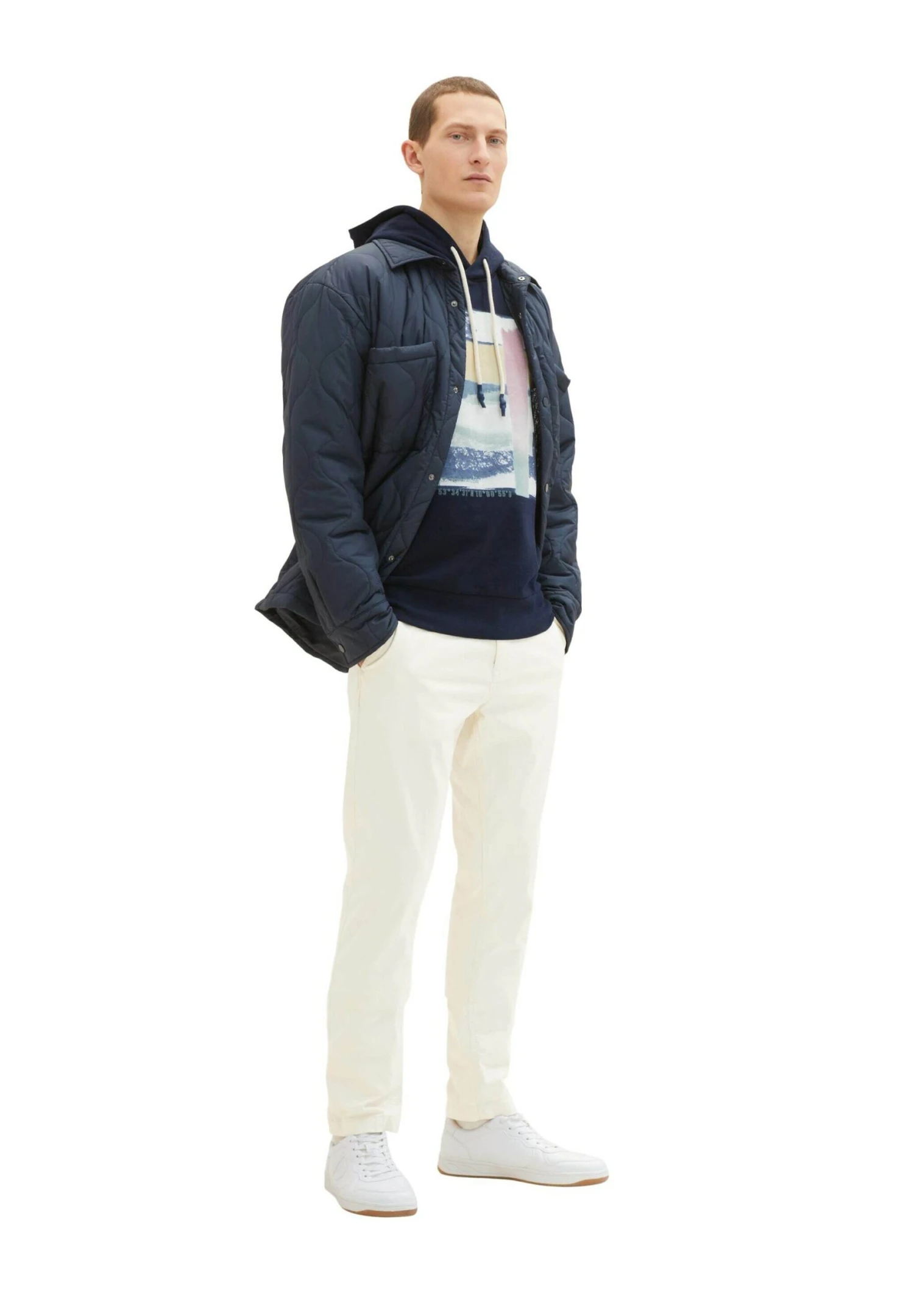 Tom Tailor Printed - Hoodie - Sky Captain Blue 1 Tom Tailor Printed - Hoodie - Sky Captain Blue