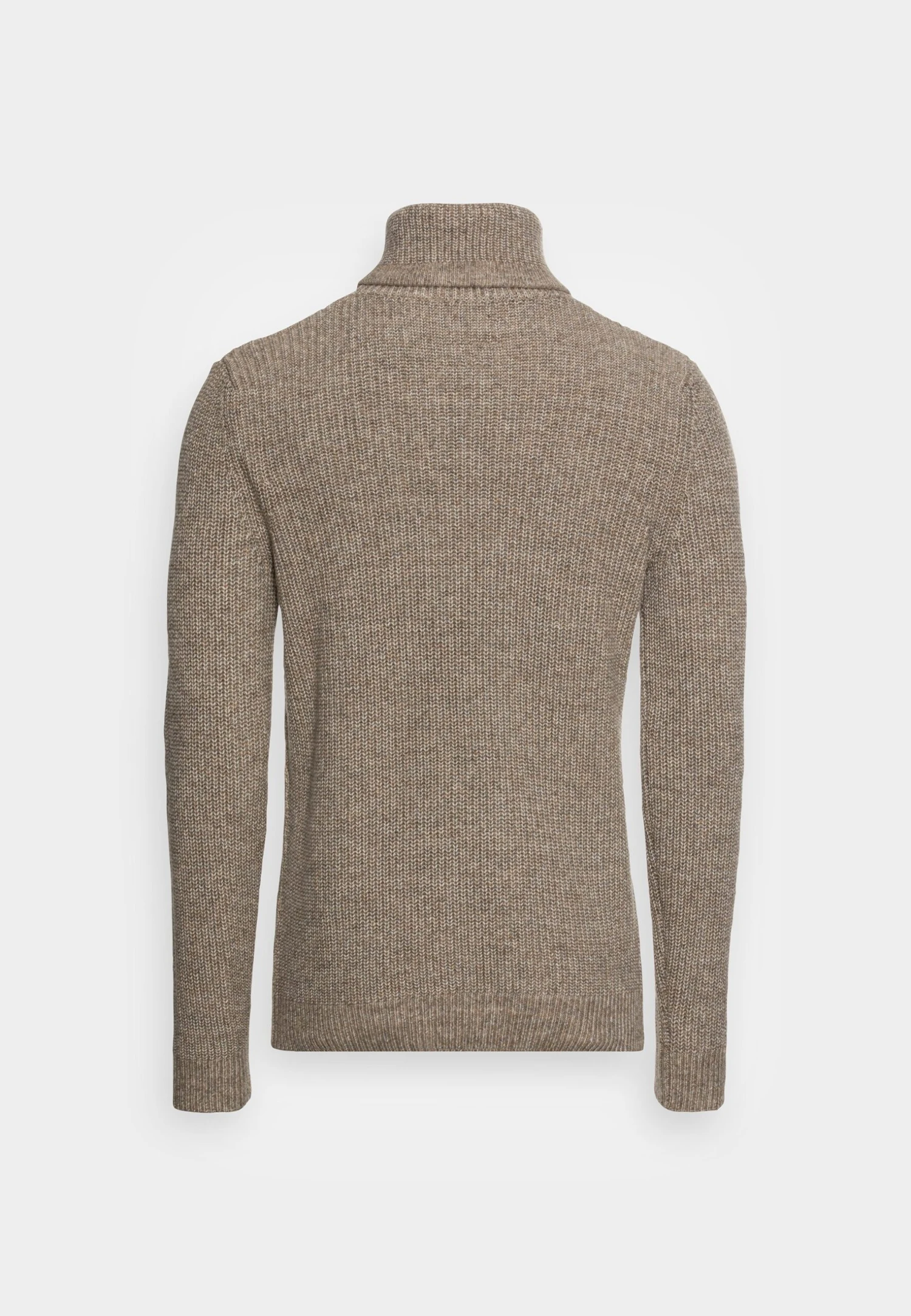 Tom Tailor Cosy Cable Turtle Neck - Trui - Soft Beige Melange 2 Tom Tailor Cosy Cable Turtle Neck - Trui - Soft Beige Melange - Afbeelding 2