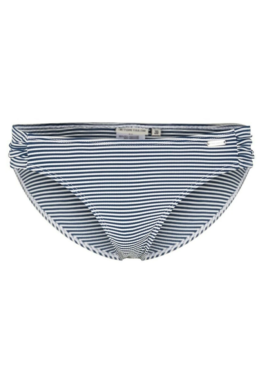 Tom Tailor Gestreifte Mit Raffungen - Bikinibroekje - French Navy 4 Tom Tailor Gestreifte Mit Raffungen - Bikinibroekje - French Navy - Afbeelding 4