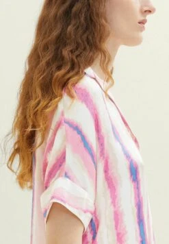 Tom Tailor Loose Fit- Overhemdblouse - Pink Tie Dye Stripe 9 Tom Tailor Loose Fit- Overhemdblouse - Pink Tie Dye Stripe -Tom Tailor 7803df2c741b4f3fb04c8003c1630667