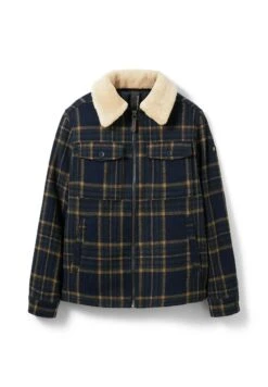 Tom Tailor Jas - Navy Brown Check -Tom Tailor 7813e3a854ac4b7998108bed6338cf18