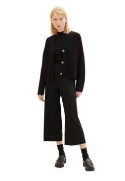 Tom Tailor Vest - Mottled Black