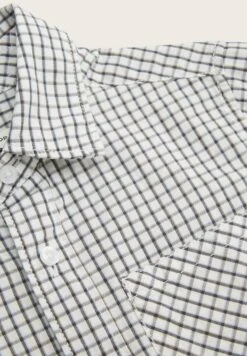 Tom Tailor Overhemd - Off White Small Check -Tom Tailor 78825928dd6948cb9092004fcb37f548