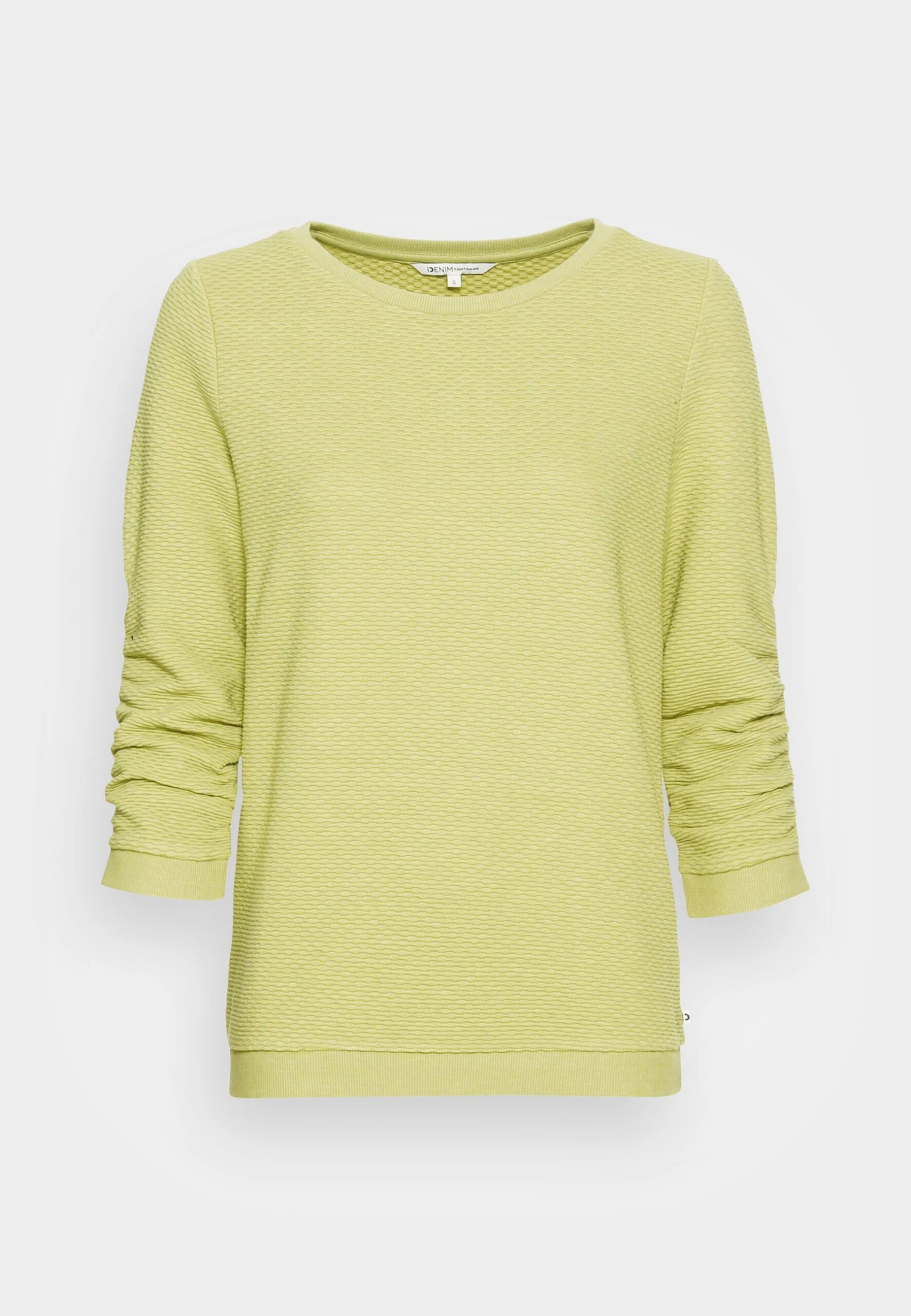 TOM TAILOR Denim Structured - Sweater - New Pea Green 4 TOM TAILOR Denim Structured - Sweater - New Pea Green - Afbeelding 4