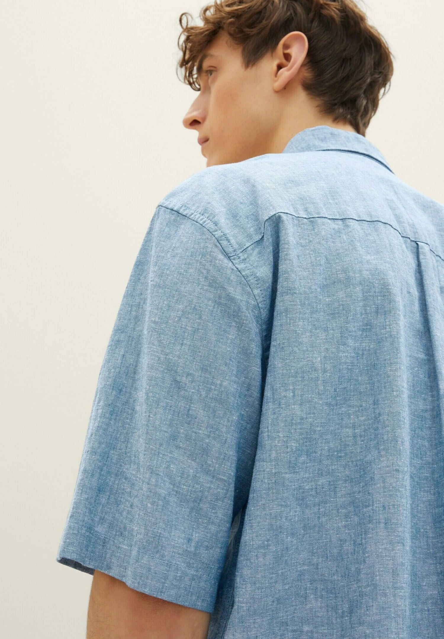 TOM TAILOR Denim Overhemd - Helsinki Night Blue Chambray 4 TOM TAILOR Denim Overhemd - Helsinki Night Blue Chambray - Afbeelding 4