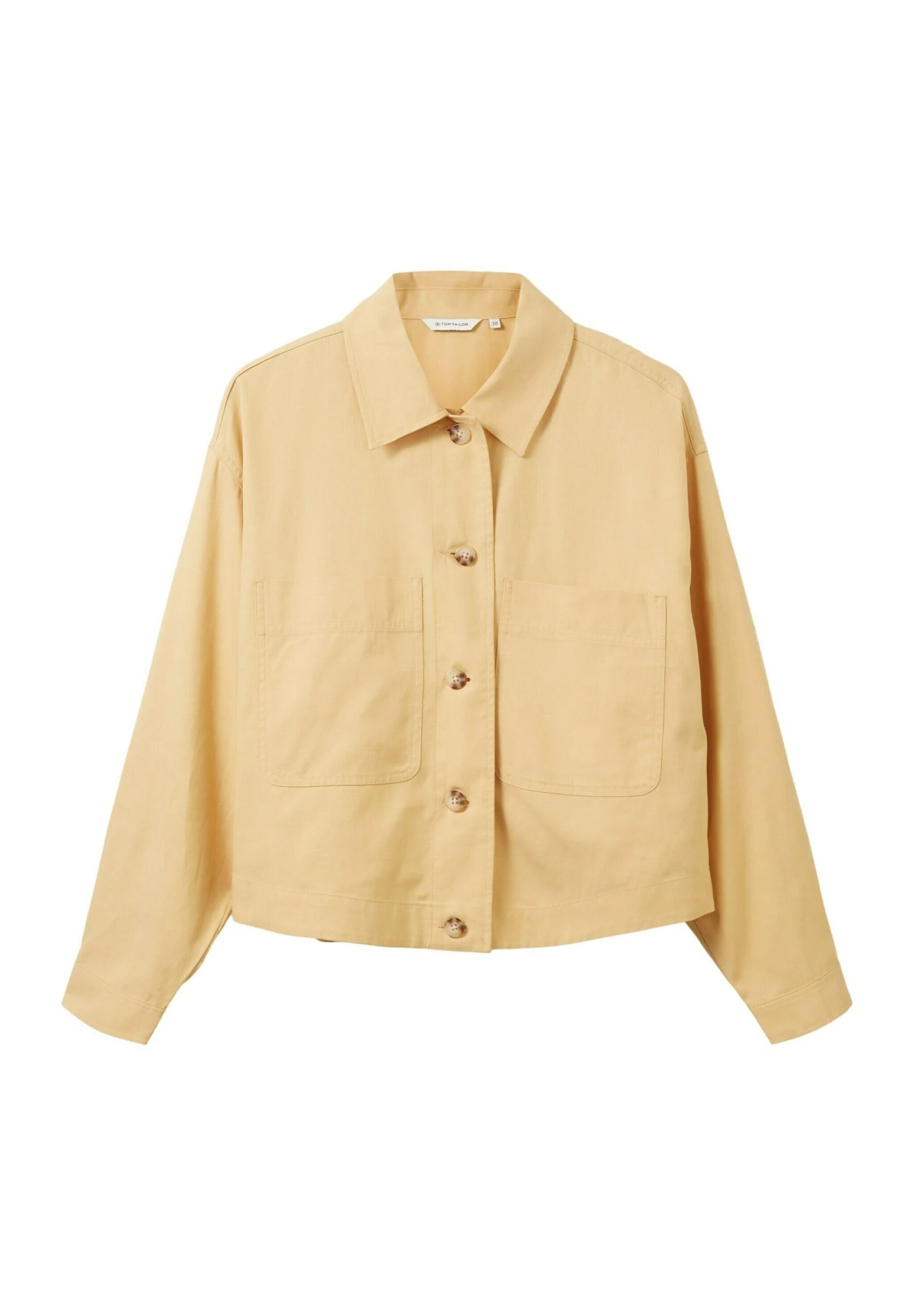 Tom Tailor Loose Fit- Overhemdblouse - Fawn Beige 6 Tom Tailor Loose Fit- Overhemdblouse - Fawn Beige - Afbeelding 6