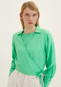 TOM TAILOR Denim Cropped Wickel - Blouse - Strong Green
