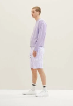 TOM TAILOR Denim Gemusterte Bermuda - Shorts - Lilac Leaf Lines Print 13 TOM TAILOR Denim Gemusterte Bermuda - Shorts - Lilac Leaf Lines Print -Tom Tailor 7a8c23856bbd416fa26212f152c63eb8