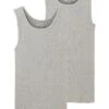 Tom Tailor Garron 2Pack Tank - Hemd - Grey/Medium/Melange