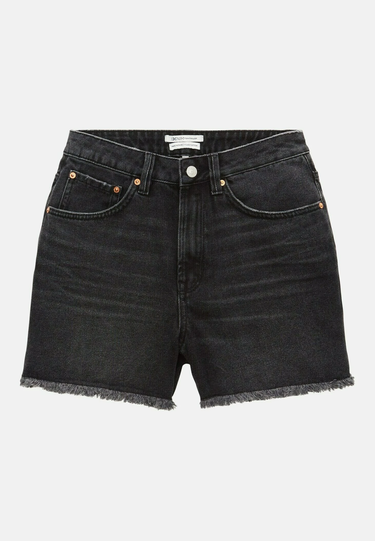 TOM TAILOR Denim Mom - Jeansshort - Used Dark Stone Black Denim 11 TOM TAILOR Denim Mom - Jeansshort - Used Dark Stone Black Denim - Afbeelding 11