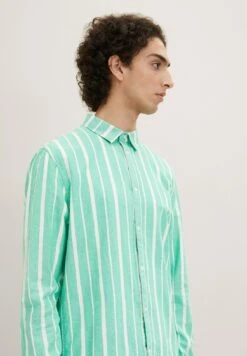 TOM TAILOR Denim Overhemd - Green Off White Big Stripe 9 TOM TAILOR Denim Overhemd - Green Off White Big Stripe -Tom Tailor 7b2a42b9d7ec456f969969d2ce8ee171