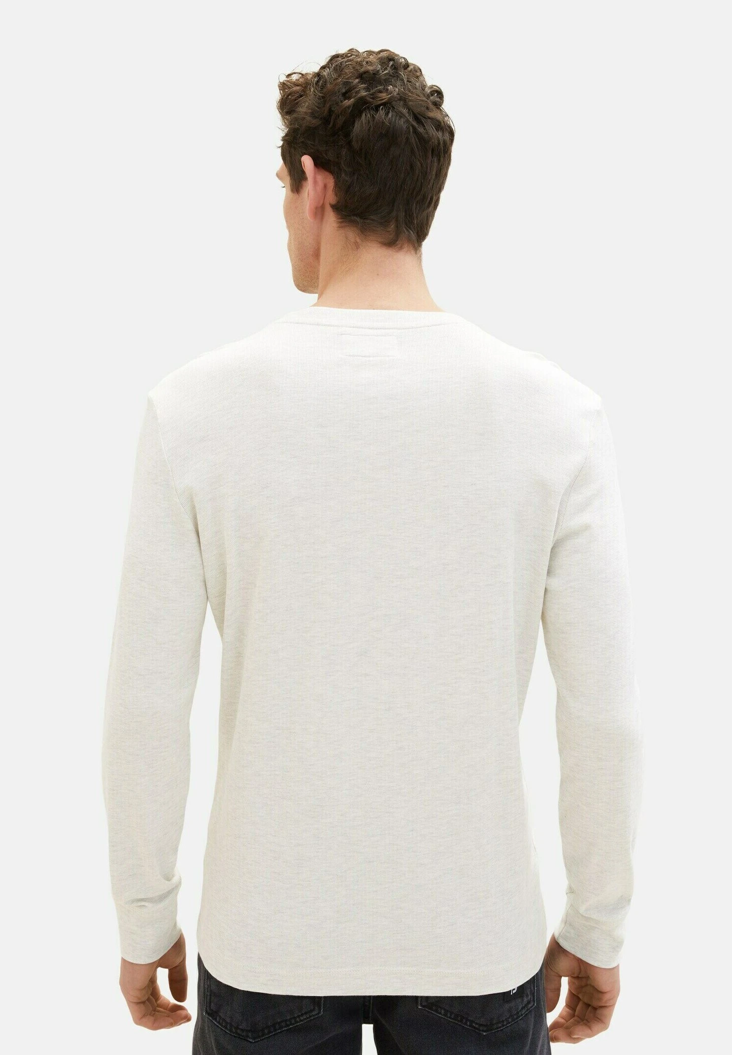 Tom Tailor Mit Struktur - Longsleeve - Vintage Beige Melange 8 Tom Tailor Mit Struktur - Longsleeve - Vintage Beige Melange - Afbeelding 8