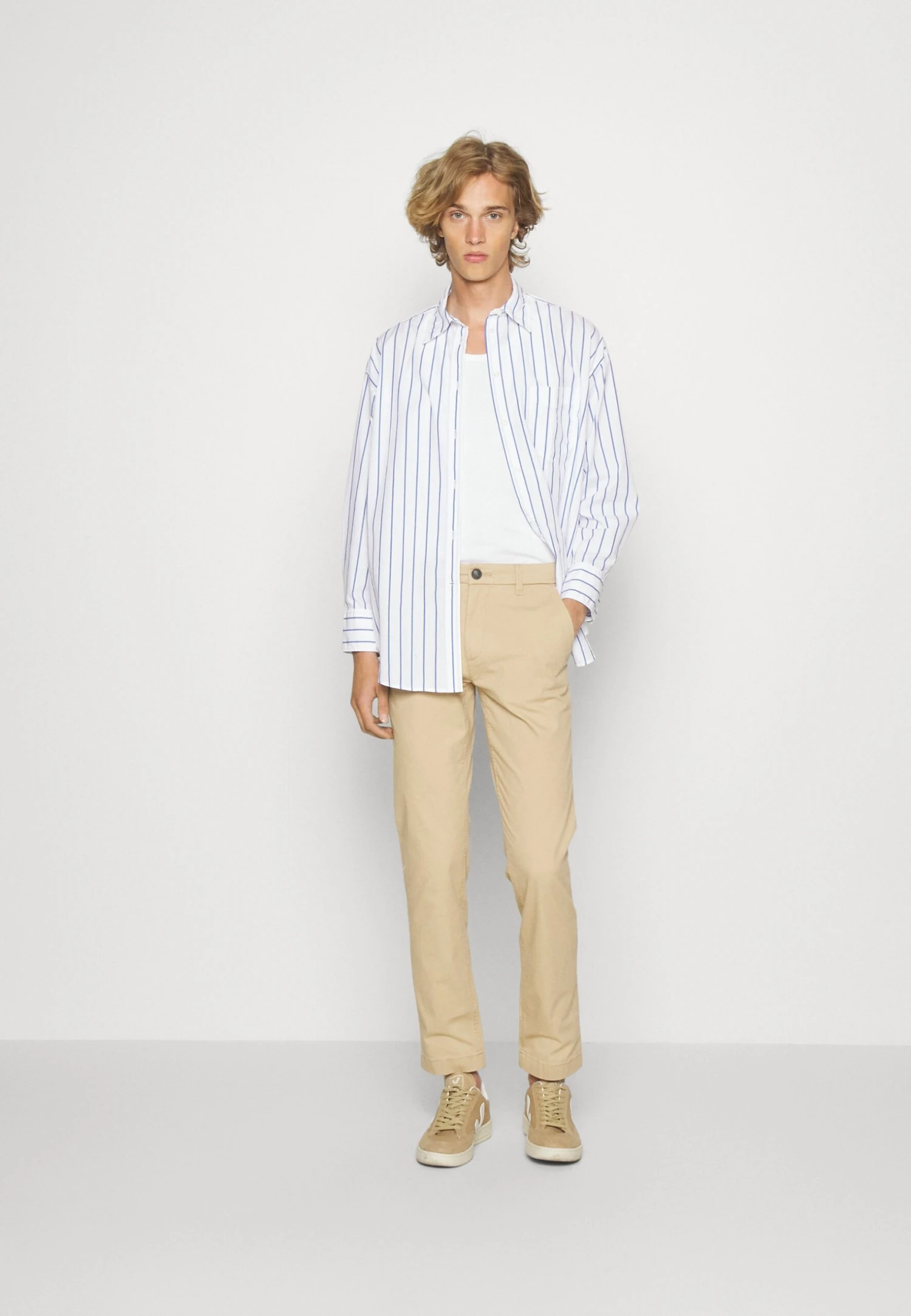 Tom Tailor Trousers - Chino - Beach Sand 2 Tom Tailor Trousers - Chino - Beach Sand - Afbeelding 2