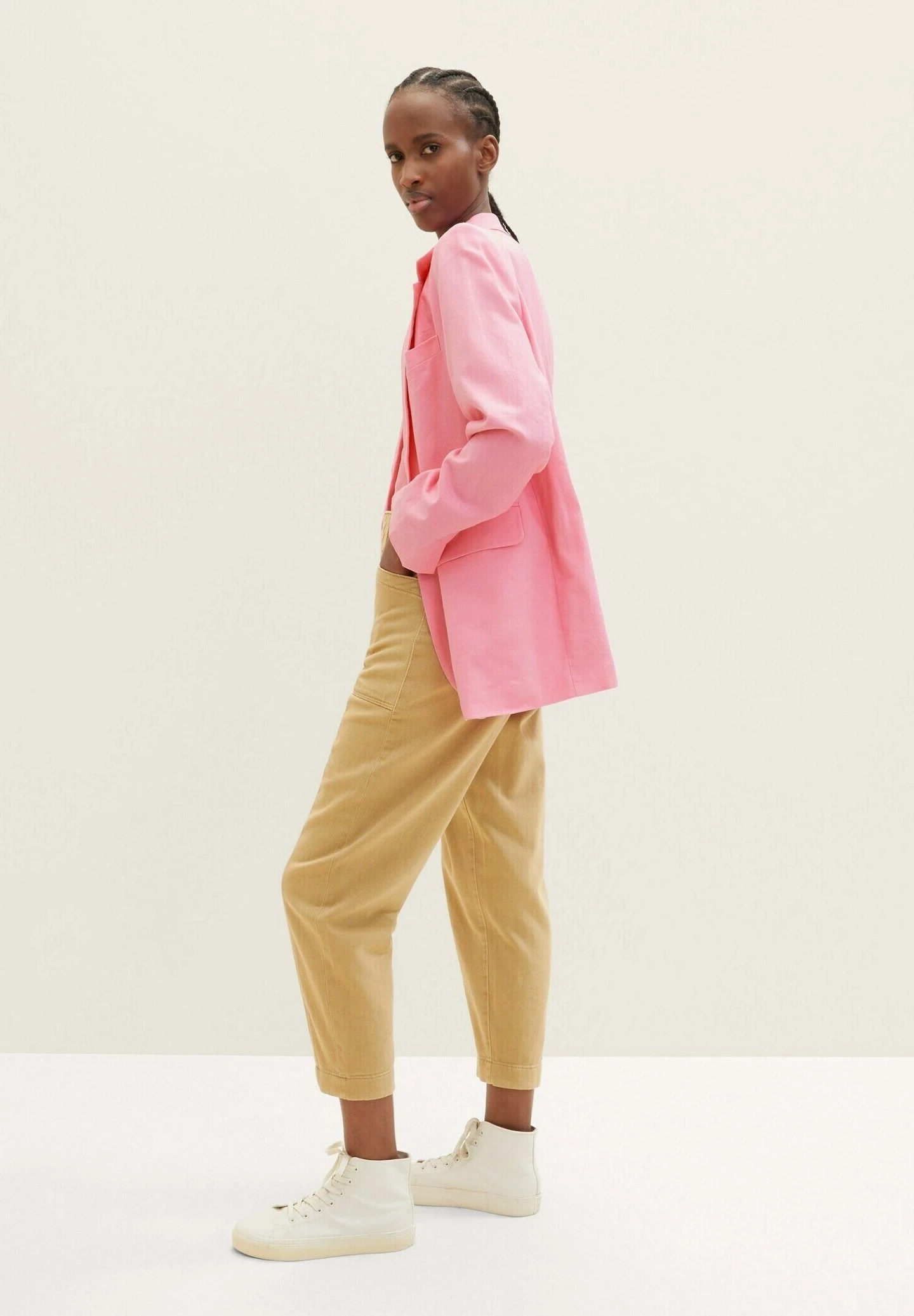 TOM TAILOR Denim Halflange Jas - Fresh Pink 3 TOM TAILOR Denim Halflange Jas - Fresh Pink - Afbeelding 3