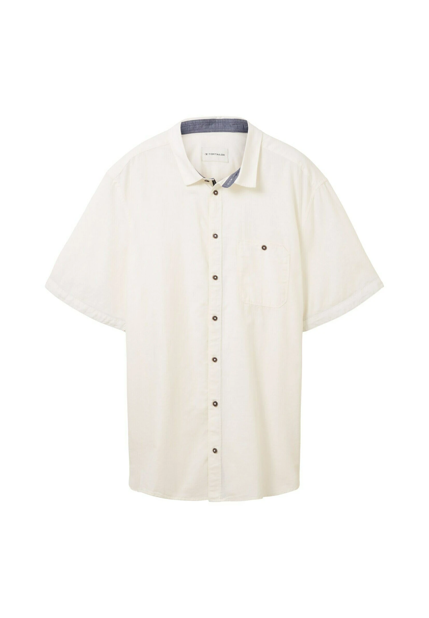 Tom Tailor PlusTwill - Overhemd - Soft Light Beige 1 Tom Tailor PlusTwill - Overhemd - Soft Light Beige