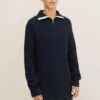 Tom Tailor Mit Troyer - Trui - Sky Captain Blue