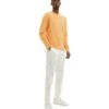 Tom Tailor In Melange Optik - Trui - Orange Heather Melange