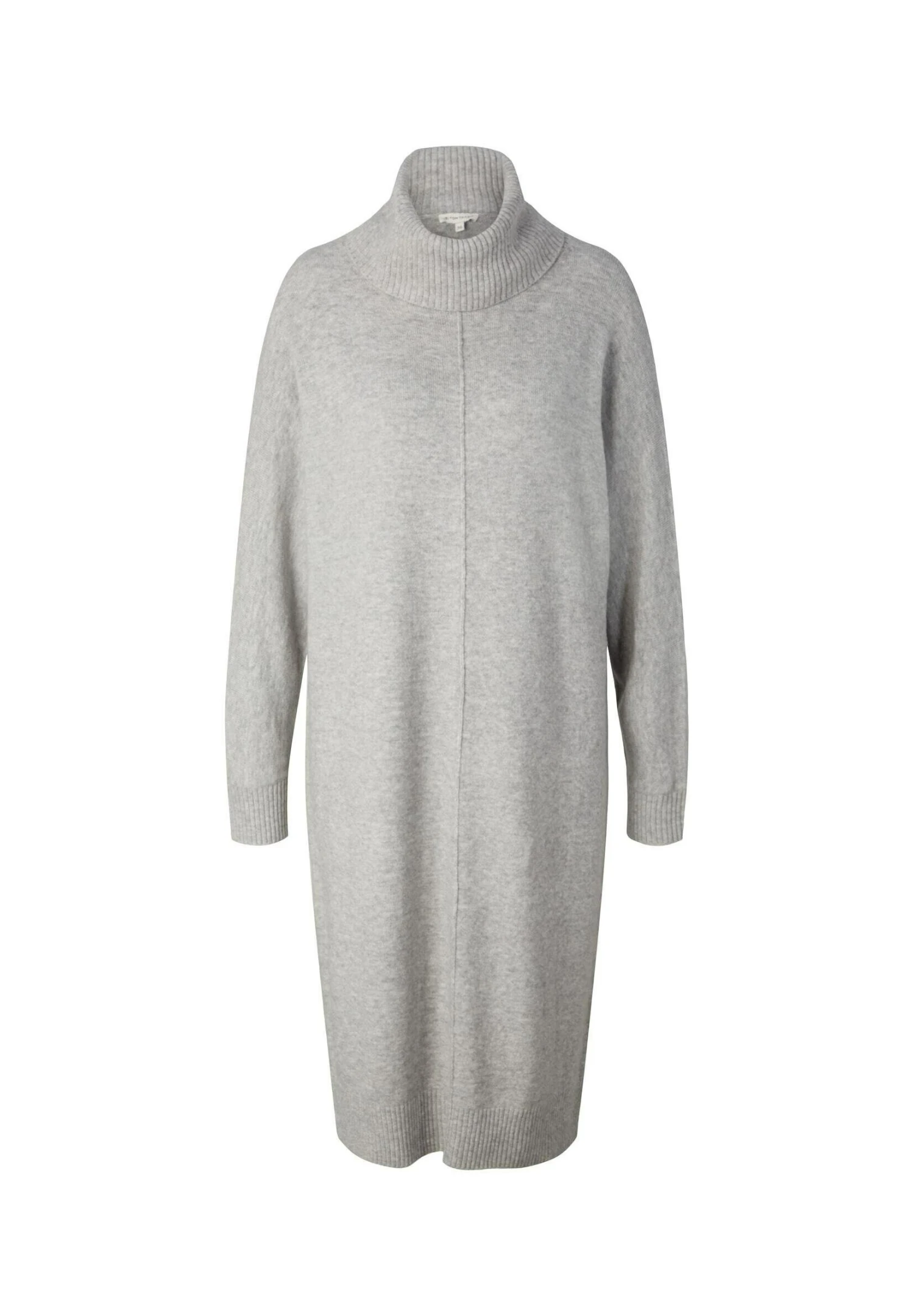 Tom Tailor Gebreide Jurk - Concrete Grey Melange 4 Tom Tailor Gebreide Jurk - Concrete Grey Melange - Afbeelding 4