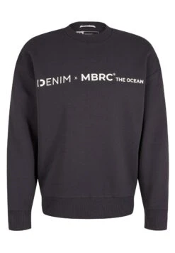 TOM TAILOR Denim Mit Logo Print  - Sweater - Coal Grey -Tom Tailor 800b4701c5ac40a69cb9ab6986d086d5