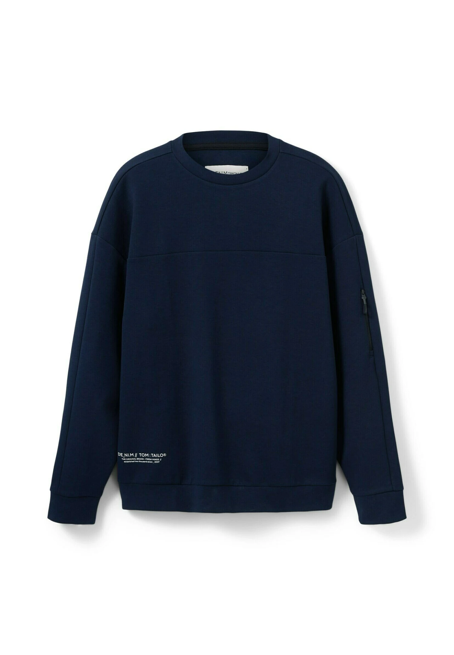 TOM TAILOR Denim Mit Print - Sweater - Sky Captain Blue 8 TOM TAILOR Denim Mit Print - Sweater - Sky Captain Blue - Afbeelding 8