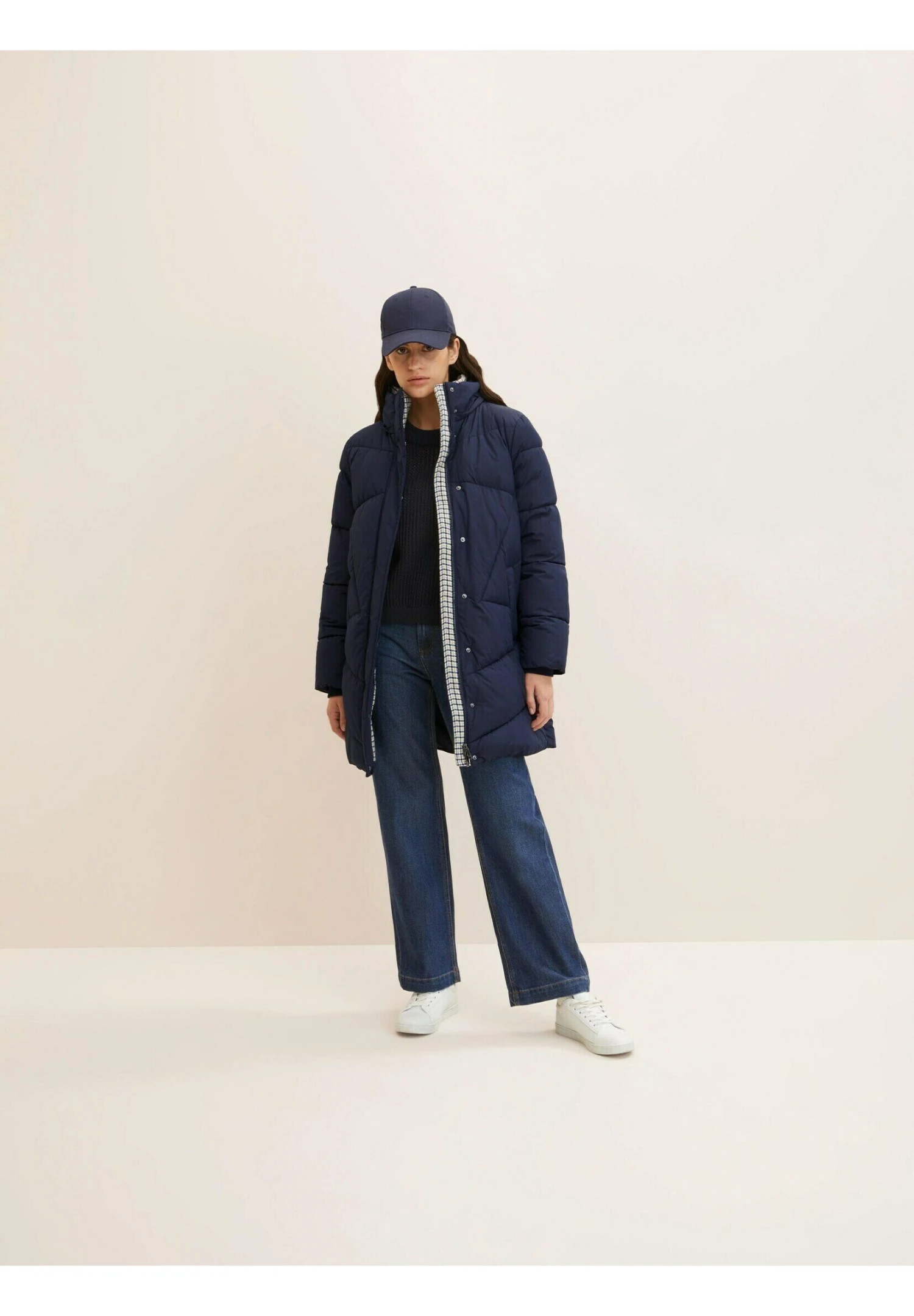 Tom Tailor Winterjas - Navy Midnight Blue 2 Tom Tailor Winterjas - Navy Midnight Blue - Afbeelding 2