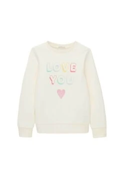 Tom Tailor Mit Print - Sweater - Dove White