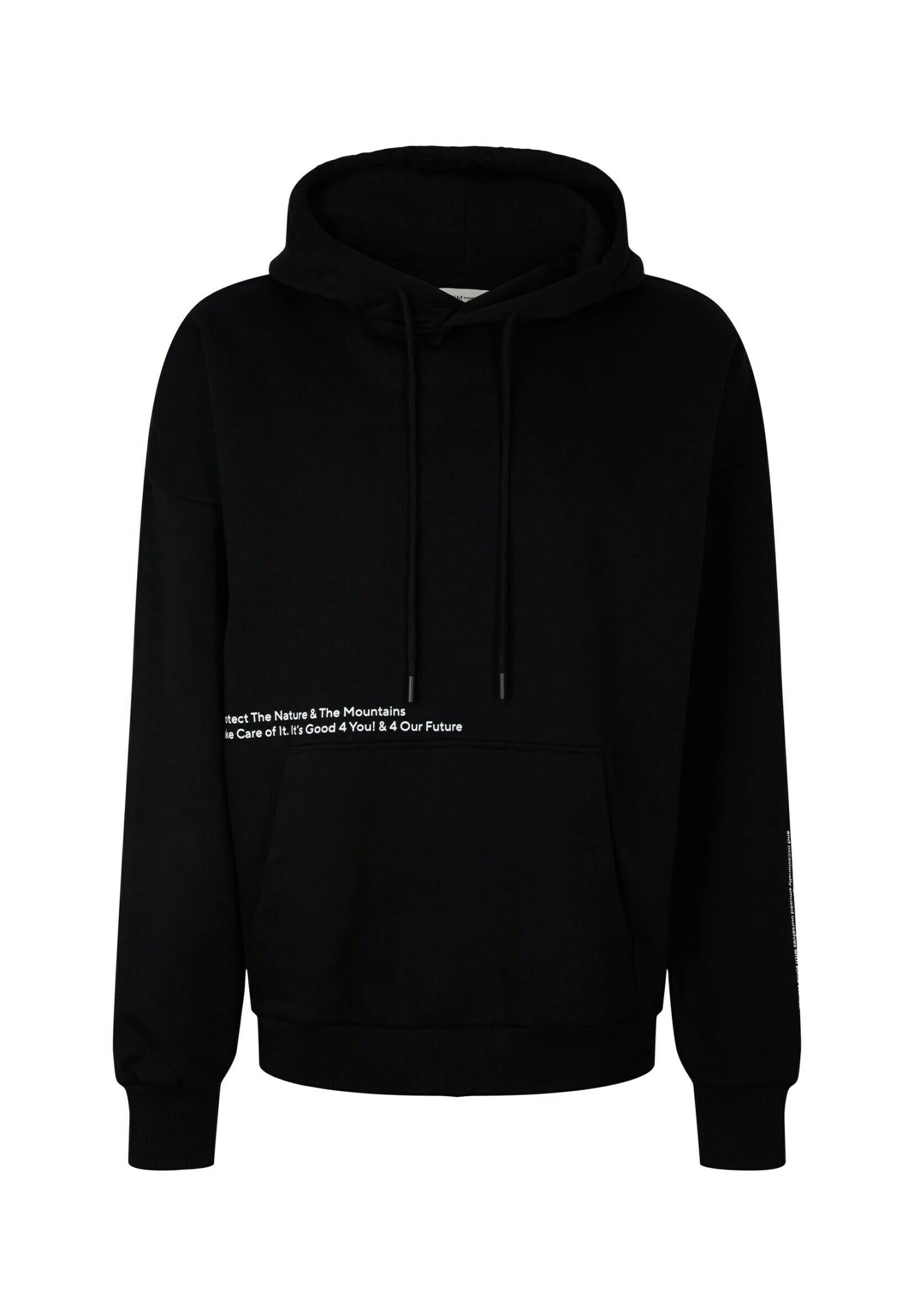 TOM TAILOR Denim Oversized Mit Print - Hoodie - Black 4 TOM TAILOR Denim Oversized Mit Print - Hoodie - Black - Afbeelding 4