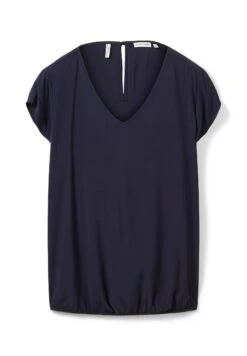 Tom Tailor Kurzarm - Blouse - Sky Captain Blue -Tom Tailor 823335c9e4fc428a90945c44121f10f5