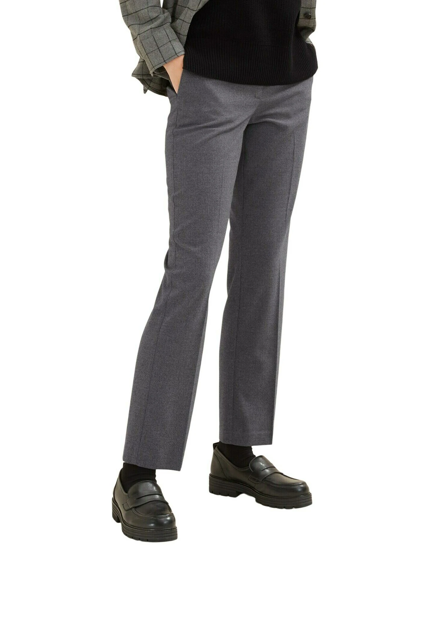 Tom Tailor Klassische Bundfalten - Chino - Evident Anthracite Melange 8 Tom Tailor Klassische Bundfalten - Chino - Evident Anthracite Melange - Afbeelding 8