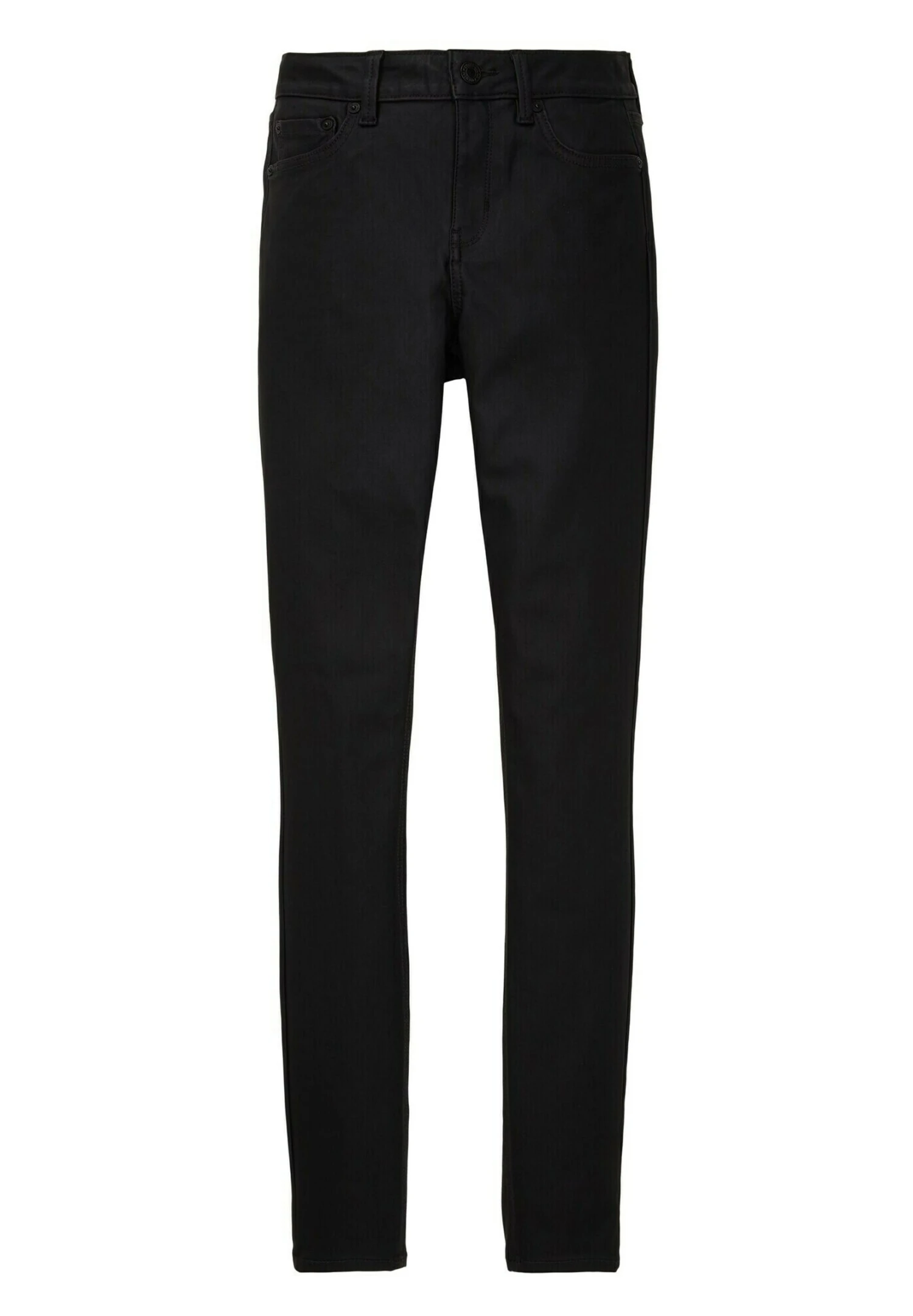 TOM TAILOR Denim Nela- Jeans Skinny Fit - Coated Black Denim 6 TOM TAILOR Denim Nela- Jeans Skinny Fit - Coated Black Denim - Afbeelding 6
