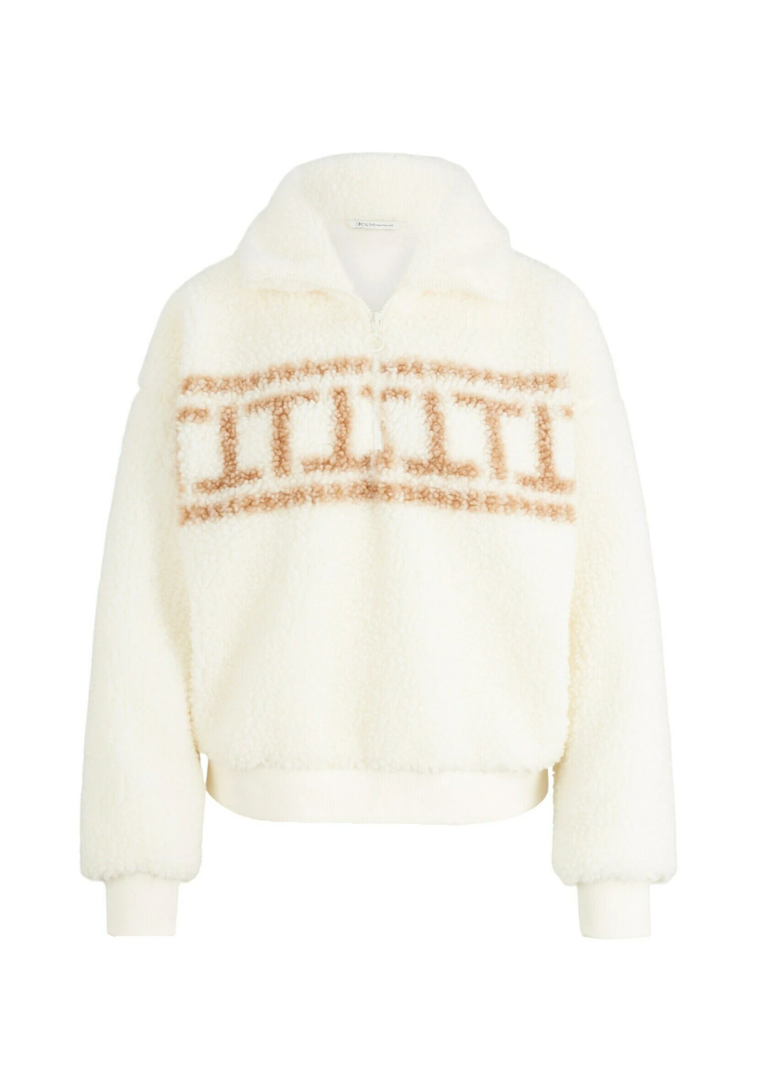 TOM TAILOR Denim Sweater - Gardenia White 5 TOM TAILOR Denim Sweater - Gardenia White - Afbeelding 5