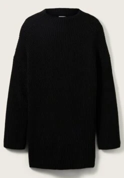 Tom Tailor Langer Mit Str - Trui - Deep Black -Tom Tailor 82c8234472744740be529e55496a6196