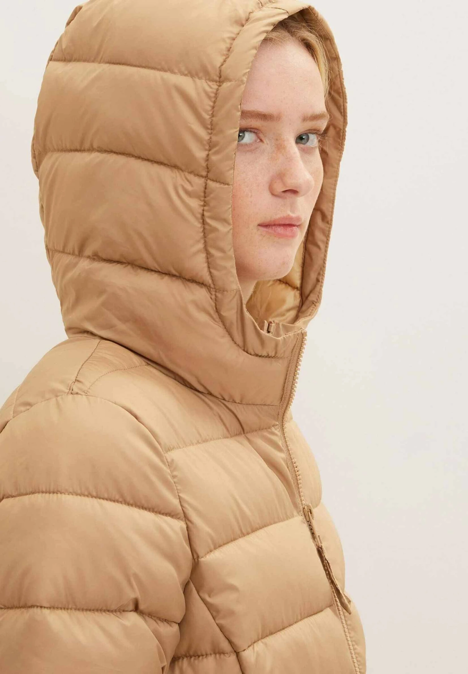 TOM TAILOR Denim Lightweight Puffer - Winterjas - Apple Cinnamon Brown 4 TOM TAILOR Denim Lightweight Puffer - Winterjas - Apple Cinnamon Brown - Afbeelding 4