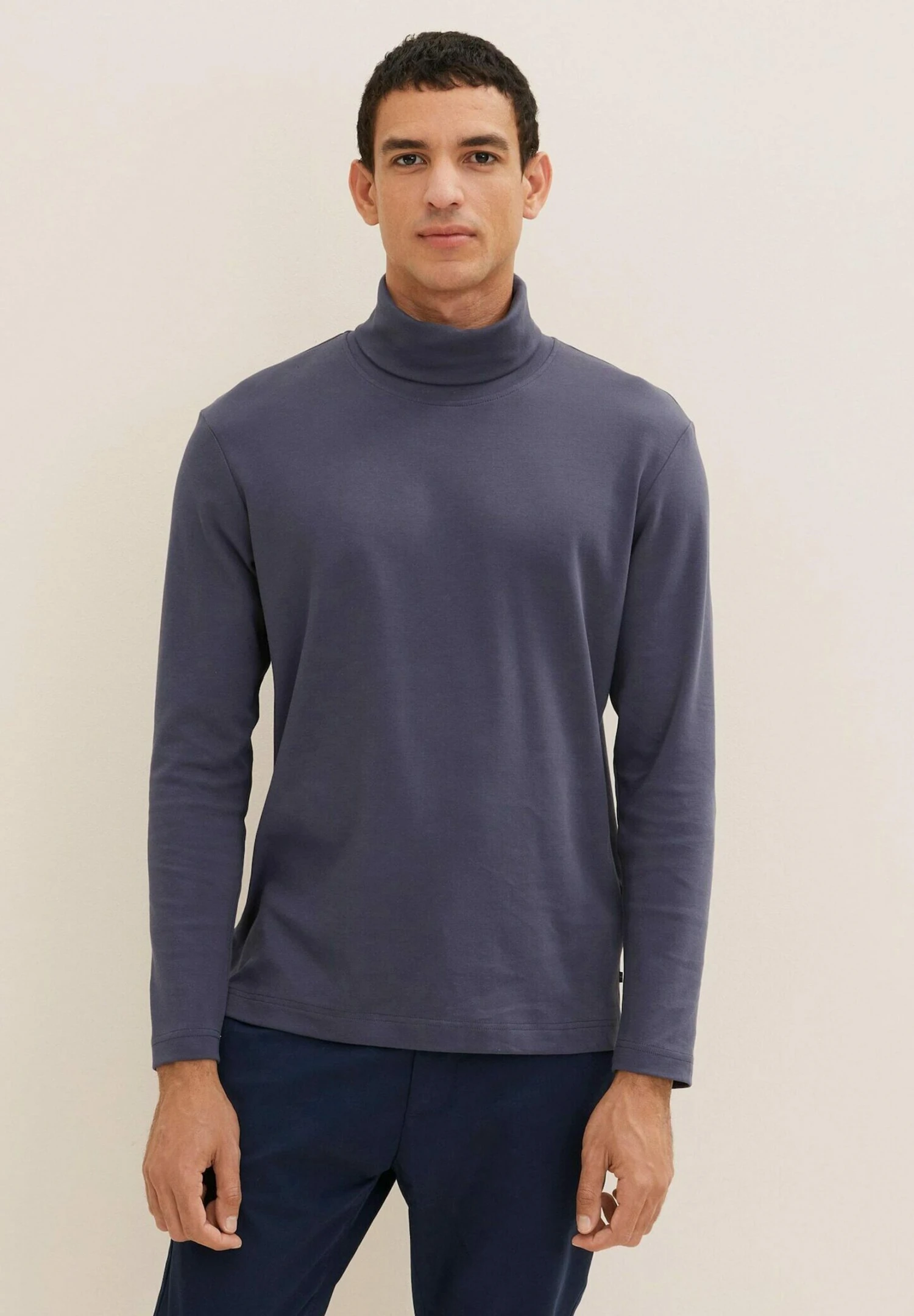 Tom Tailor Longsleeve Turtle Neck - Longsleeve - Blue Grey 1 Tom Tailor Longsleeve Turtle Neck - Longsleeve - Blue Grey