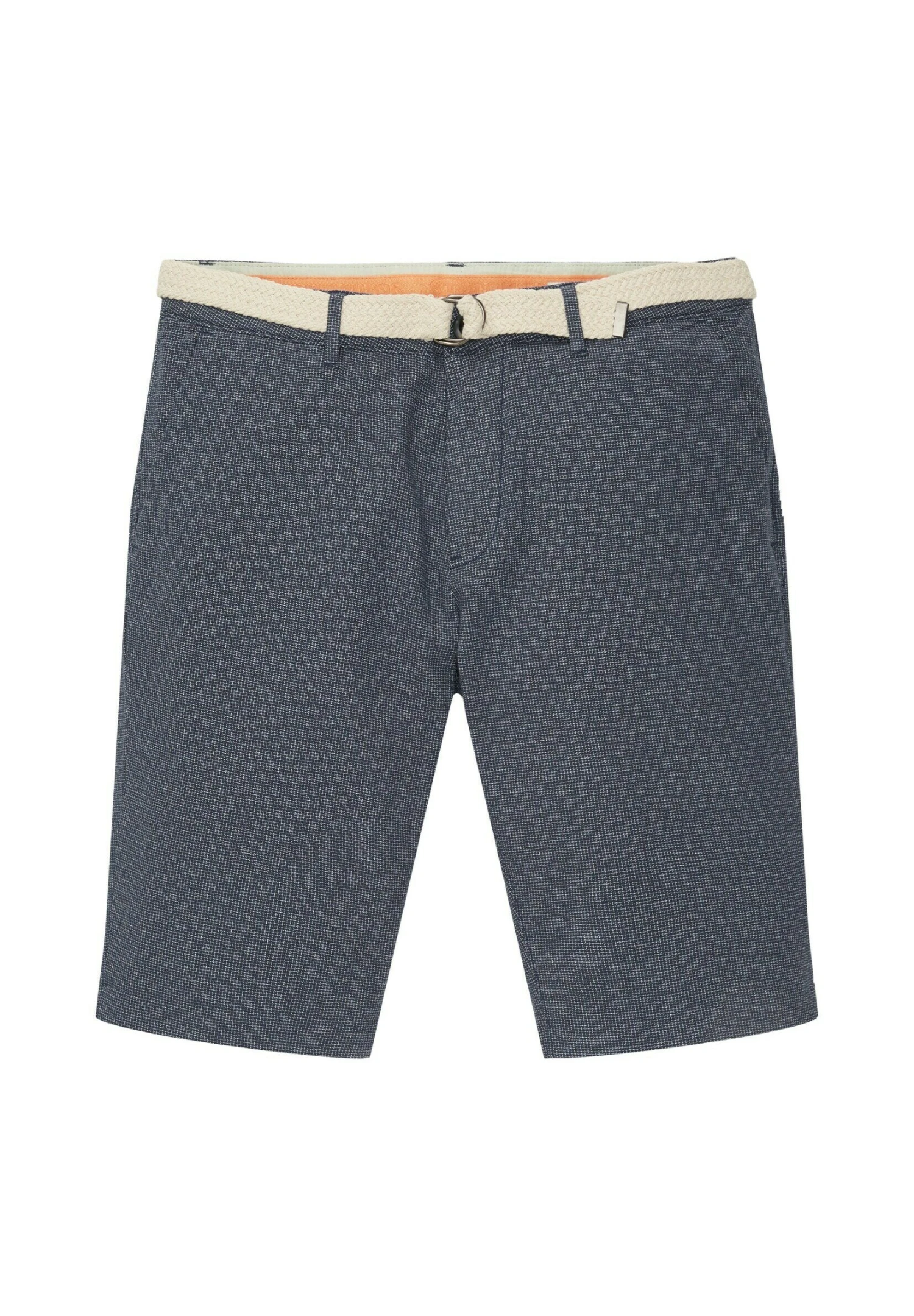 Tom Tailor Bermuda - Shorts - Navy White Yarn Dye Check 9 Tom Tailor Bermuda - Shorts - Navy White Yarn Dye Check - Afbeelding 9
