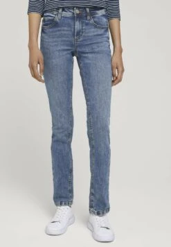 Tom Tailor Alexa - Straight Leg Jeans - Random BleachedBlue Denim
