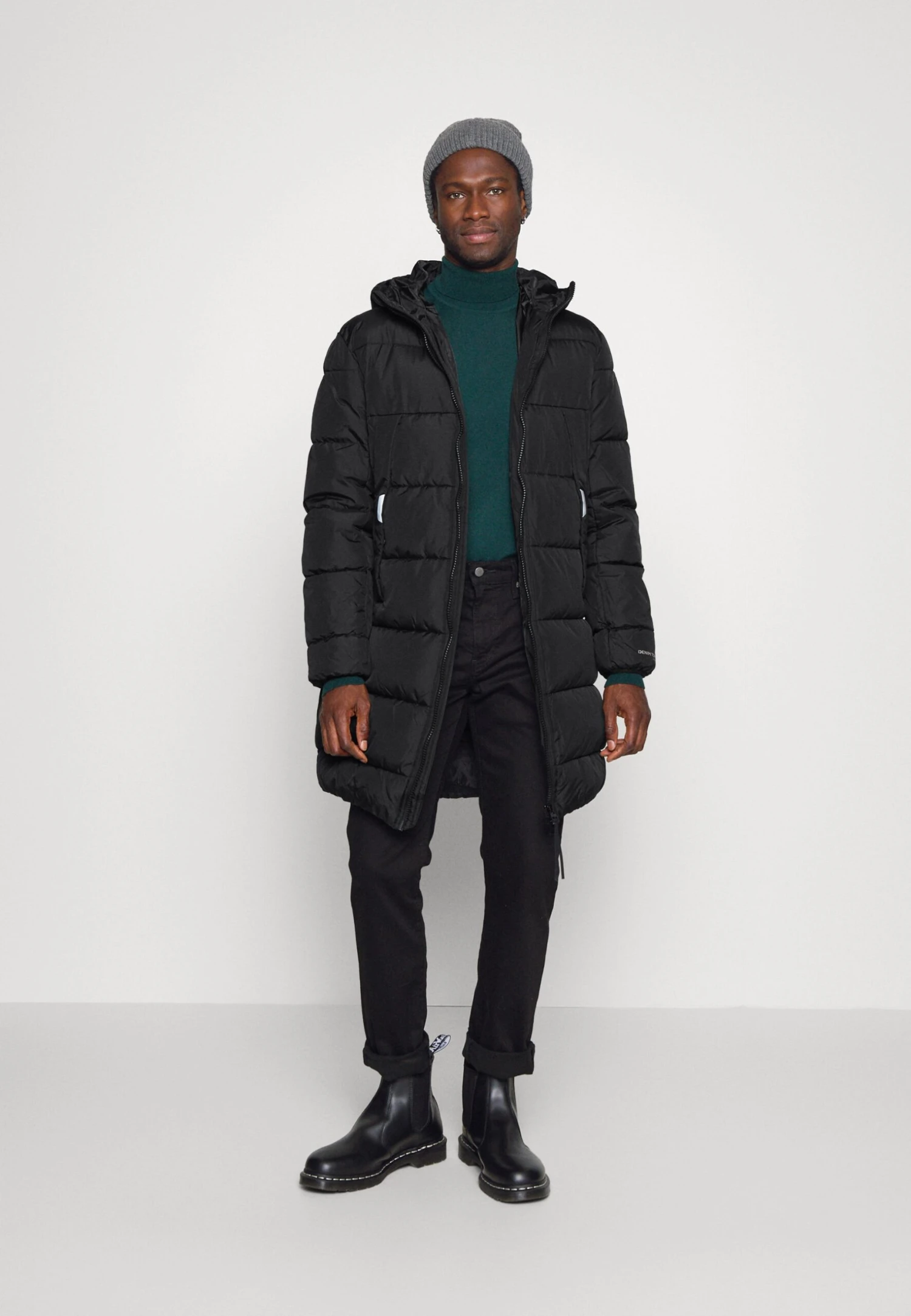 TOM TAILOR Denim Puffer - Winterjas - Black 2 TOM TAILOR Denim Puffer - Winterjas - Black - Afbeelding 2
