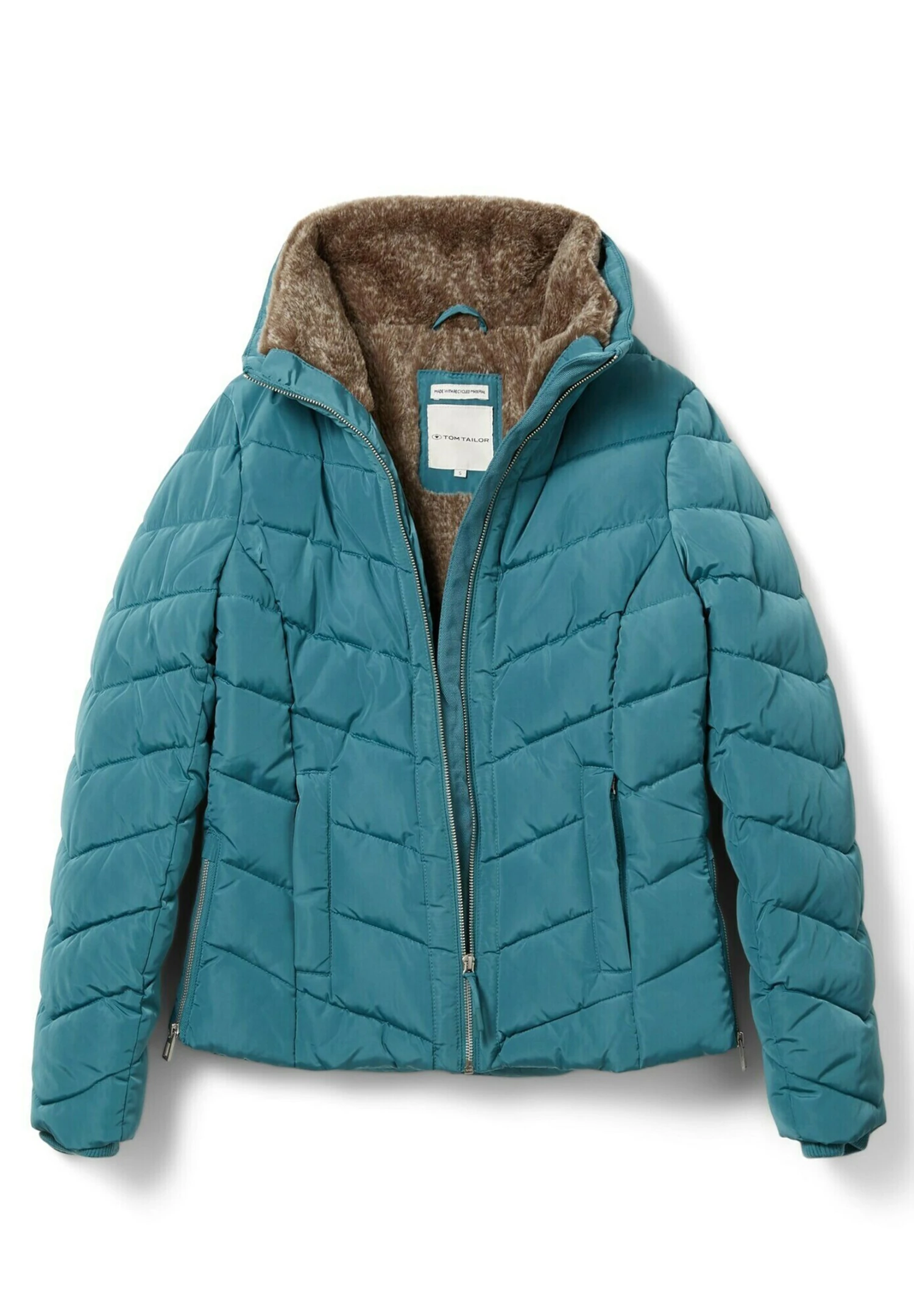 Tom Tailor Winterjas - Pastel Teal 8 Tom Tailor Winterjas - Pastel Teal - Afbeelding 8