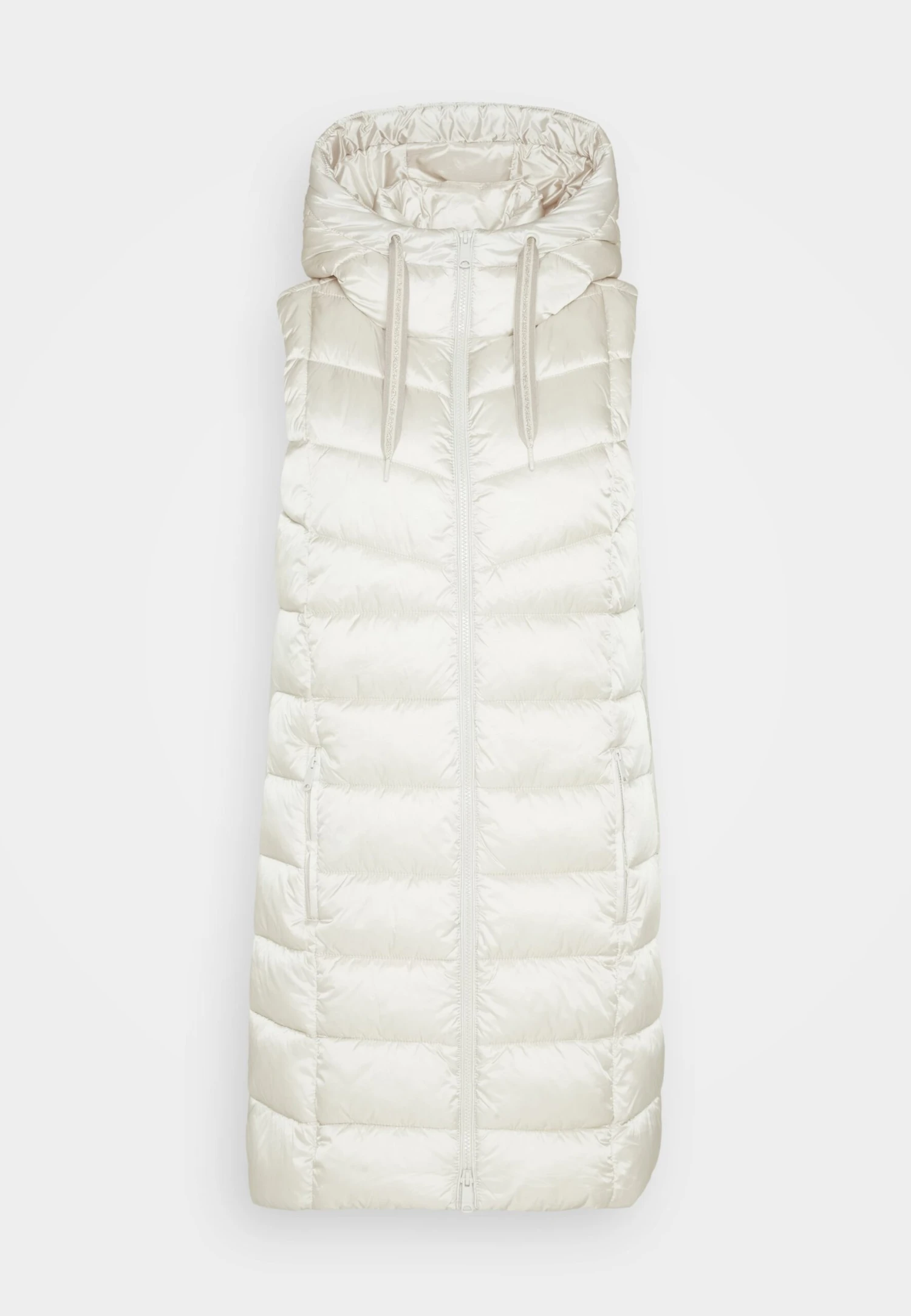 Tom Tailor Long Lightweigt Vest - Bodywarmer - Clouds Grey 5 Tom Tailor Long Lightweigt Vest - Bodywarmer - Clouds Grey - Afbeelding 5