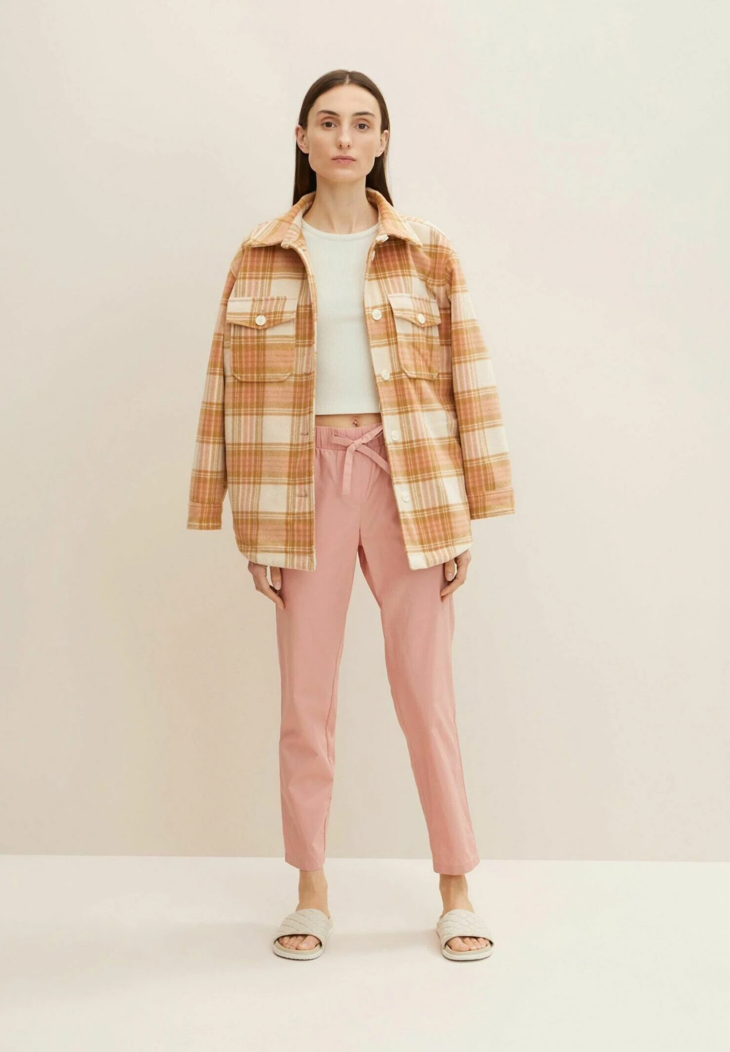 Tom Tailor Loose Fit - Broek - Nude Rose 2 Tom Tailor Loose Fit - Broek - Nude Rose - Afbeelding 2