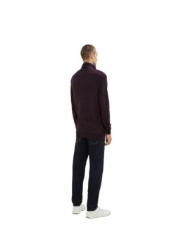 Tom Tailor Trui - Navy Red Structure -Tom Tailor 860efd16354d485aab1a57f7082d8389