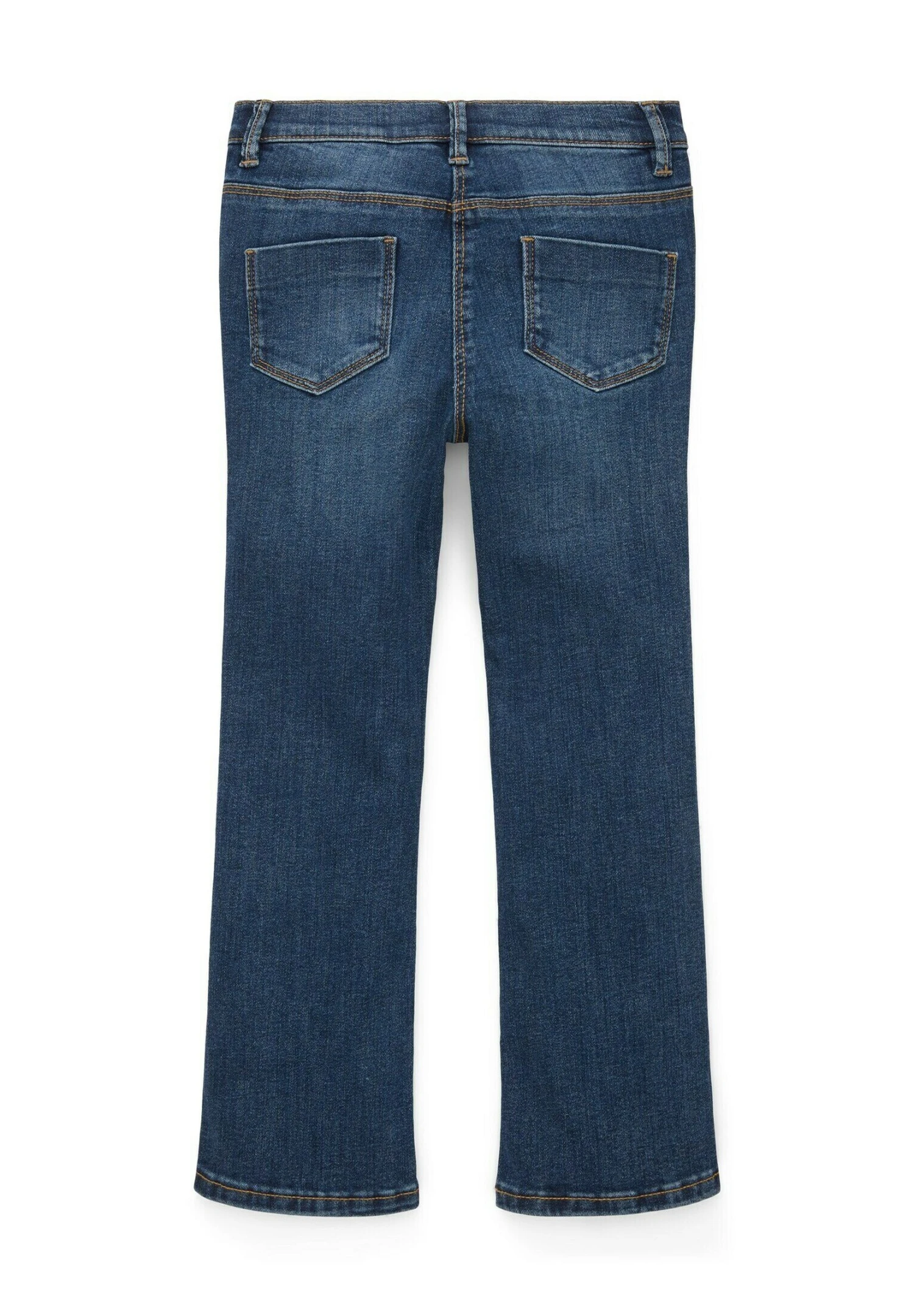 Tom Tailor Ausgestellte - Flared Jeans - Used Mid Stone Blue Denim 2 Tom Tailor Ausgestellte - Flared Jeans - Used Mid Stone Blue Denim - Afbeelding 2