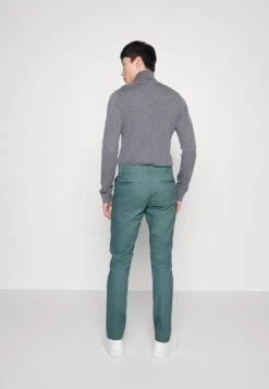 Tom Tailor Washed Slim - Chino - Deep Bluish Green -Tom Tailor 86d90bd5109043c49f467cf4e3accc8e