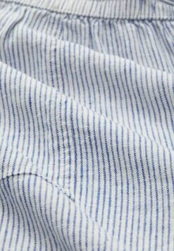 TOM TAILOR Denim Easy - Shorts - White Blue Vertical Stripe -Tom Tailor 87f758b507c741b7bbaf1e7469758ac8