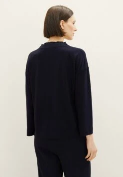 Tom Tailor Mit Kordelzug - Longsleeve - Sky Captain Blue -Tom Tailor 88ac7f100e0344aabc67de20a941e2a6