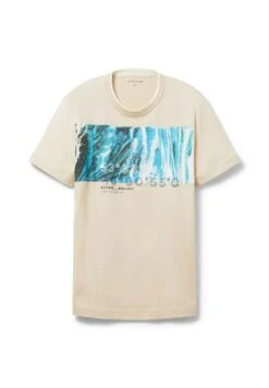 Tom Tailor Mit Print - T-Shirt Print - Caramel Beige Fine Stripe 13 Tom Tailor Mit Print - T-Shirt Print - Caramel Beige Fine Stripe -Tom Tailor 88d95139946d43fe928cd709c181c971